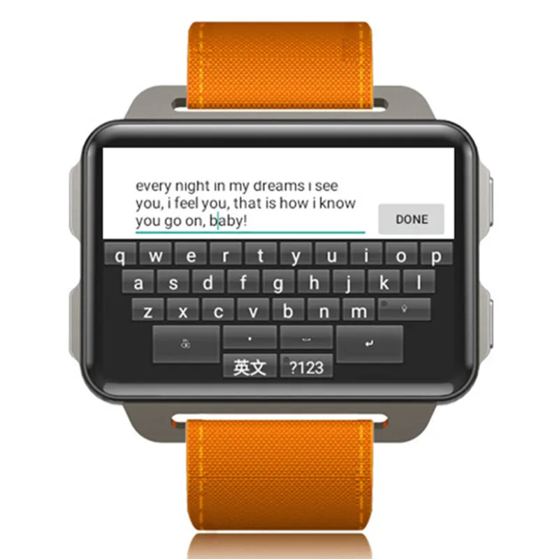  Smart Watch Wristband 1gb+16gb Rom With Camera WIFI Support Sim Card GPS Sport Smartwatch Android W