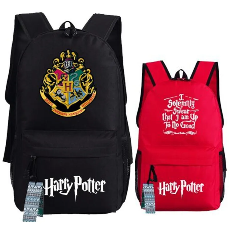

Harry Potter Do not Touch My Bag Muggles Cartoon Anime School Book Bags Laptop Backpack Mochila Feminina Boy Girls Gift