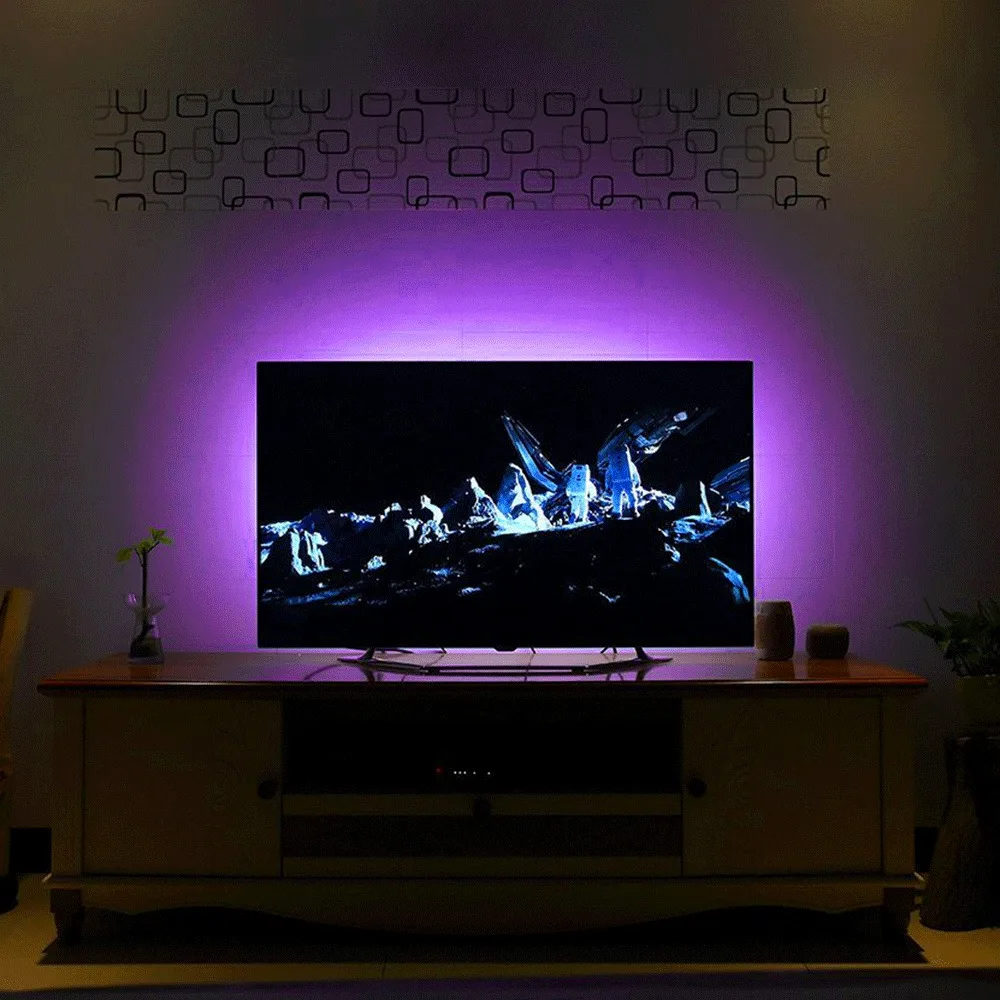 2m 3m 4m 5m USB LED Strip Light 5V 5050 2835 60leds m IP65 Waterproof RGB