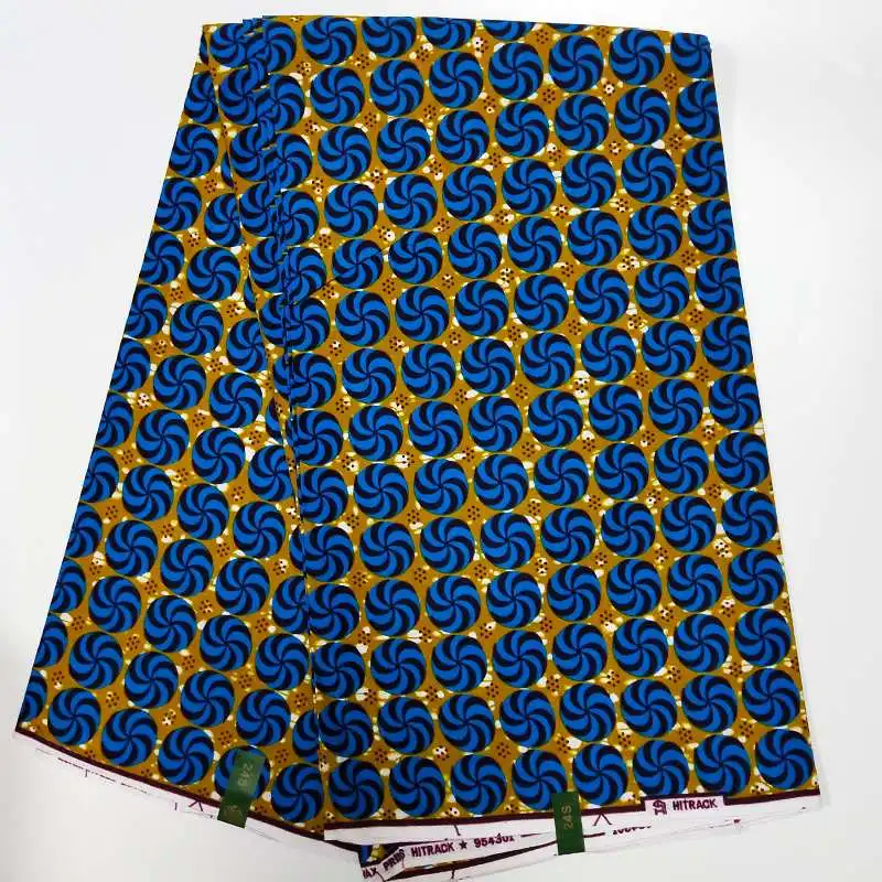 Горячая Мода восковые принты, ткань из Анкары африканская настоящая восковая печатная восковая ткань настоящая новая восковая ткань