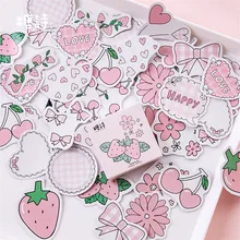 1 шт. kawaii memo pad Канцелярские товары милый клубничный планировщик с узором note бумажные школьные декоративные принадлежности разместил его ли...
