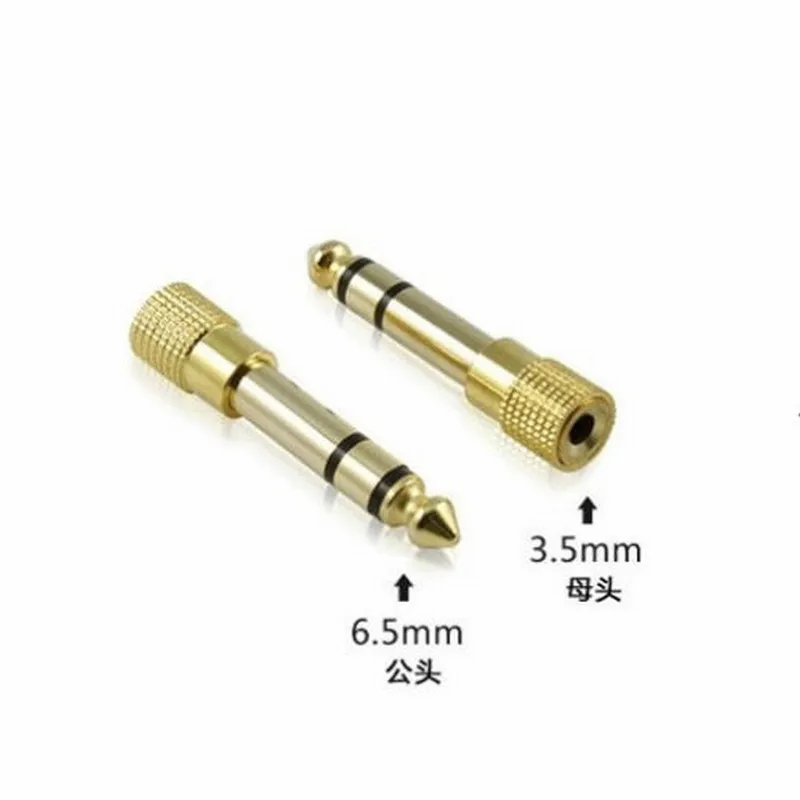 6.5MM-Male-to-3.5MM-Female-Jack-Plug-Audio-Headset-Microphone-Guitar-Recording-Adapter-6.5-3.5-Converter-Aux-Cable-Gold-Plated-3