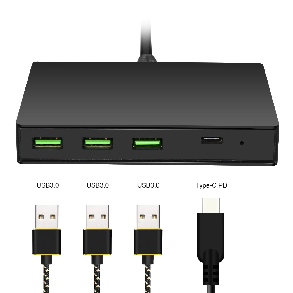Устройство для быстрой зарядки PD3.0 Type C и QC3.0 3 порта USB 0 адаптер питания Macbook iPhone
