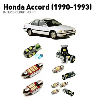 

Led interior lights For Honda accord 1990-1993 11pc Led Lights For Cars lighting kit automotive bulbs Canbus