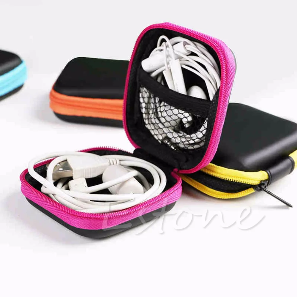 

Portable Mini Storage Pouch Bag Headphone Earphone Headset Earphone Bag Case Hot