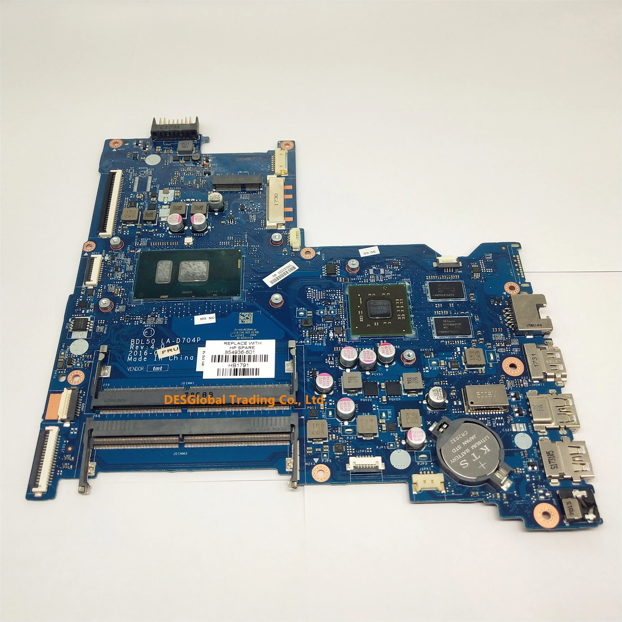 #^Special Price Mainboard BDL50 860158-601 854936-601 For HP 15-AY 15-ay015ds Laptop Motherboard i5-6200U LA-D704P DDR4 854936-501 854936-001