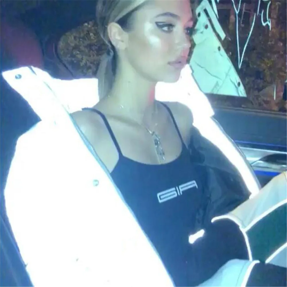 Women Oversized Cotton Cropped Bomber Jacket Fashion Winter Thick Pullover Reflection Coat Ins Female Warm Loose Zipper Outwear Women Oversized Cotton Cropped Bomber Jacket Fashion Winter Thick Pullover Reflection Coat Ins Female Warm Loose Zipper Outwear