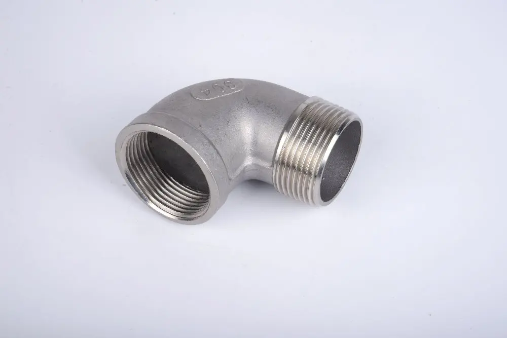 PELLER 316 Stainless Steel Elbow 45 Degree Female x Female NPT Threaded Pipe Fittings 2