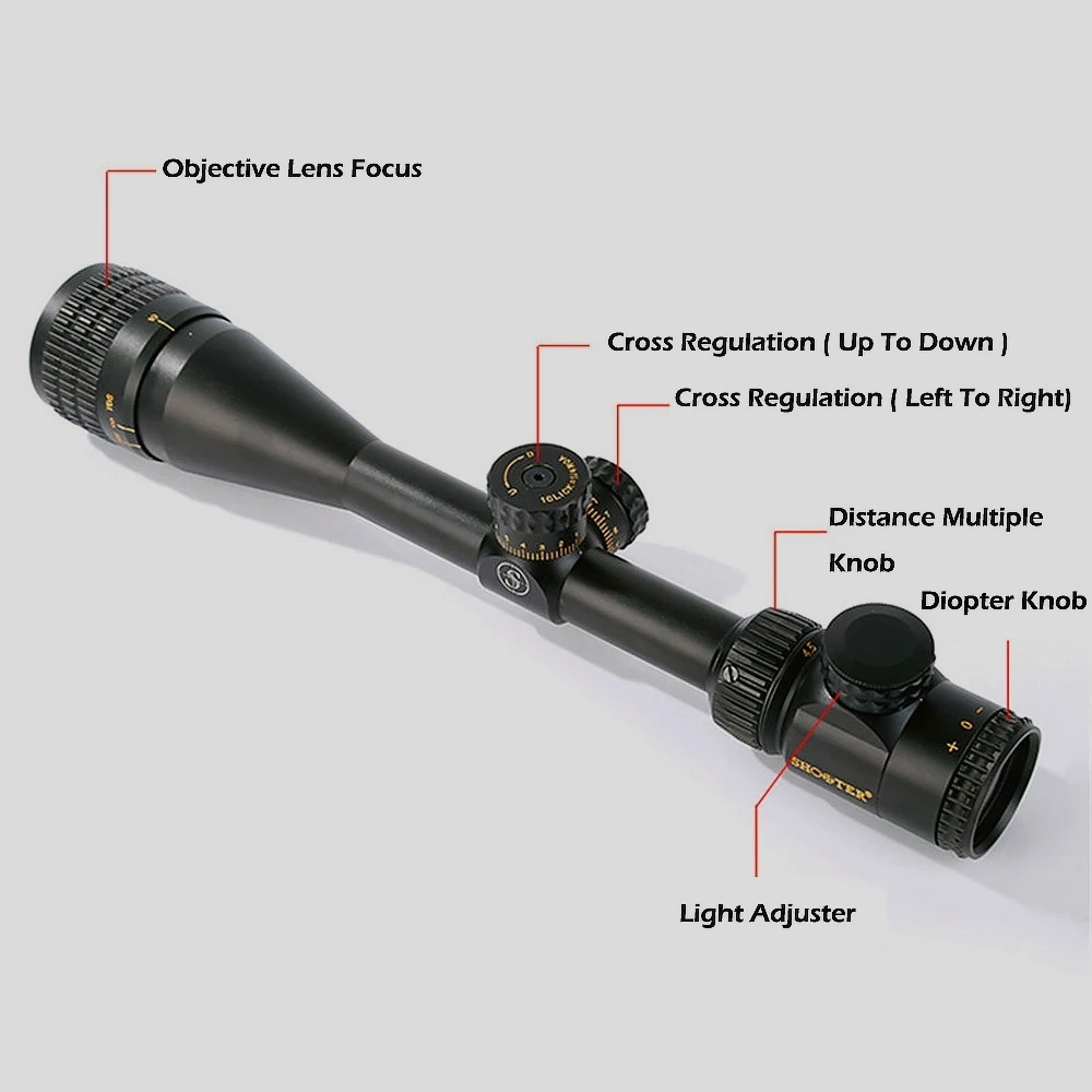 Стрелок 4,5-18X44AOE оптический прицел охотничий наружный монокулярный телескоп высокого качества аксессуары для воздушной винтовки телескоп