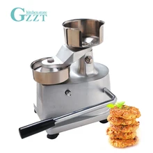 Cheap GZZT Manual Commercial Burger Press Mold AM10/AM13 Comercial Meat Aluminum Alloy Burger Press for Stuffed Burgers Kitchen Tool