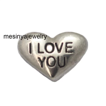 

10pcs I Love You Custom Floating Charms For Glass Locket