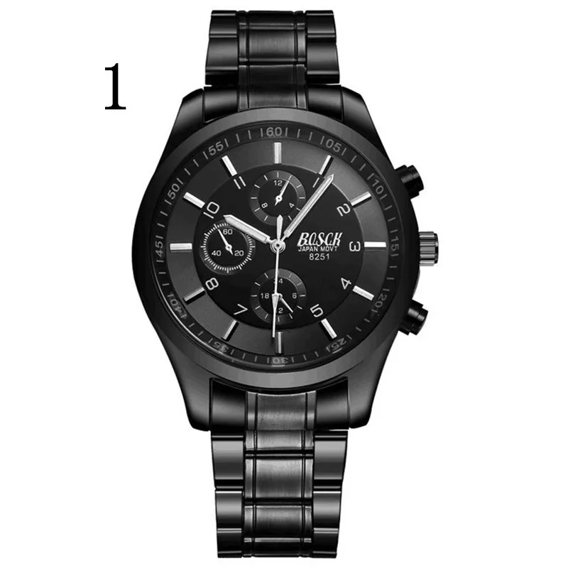 

men New Fashion Watch Stainless Steel Unisex Concise Casual Luxury Business Wristwatch