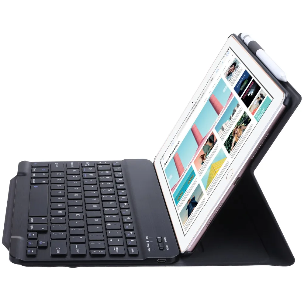 

Removable Keyboard Case for iPad Air 1/2/Pro/2017/2018 Detachable Keyboard Cover Shell Split Type Keyboard for New iPad 7.9 inch