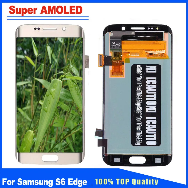 

100% New Replacement For Samsung Galaxy S6 Edge G925 G925F G925A LCD Display Touch Screen Digitizer Full Assembly