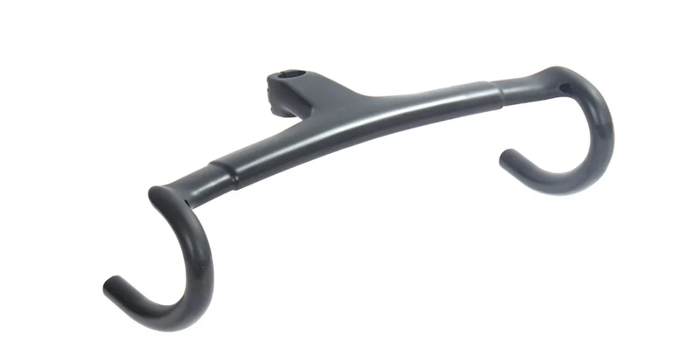 TOSEEK Full Carbon UD Road Bike Racing Drop Handlebar Down Integrated Bar Stem