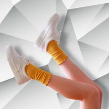 Женские носки, новая мода, 1 пара, длинные носки, школьный стиль, хлопок, сплошной цвет, Ретро стиль, женские модные хлопковые носки, женские корейские