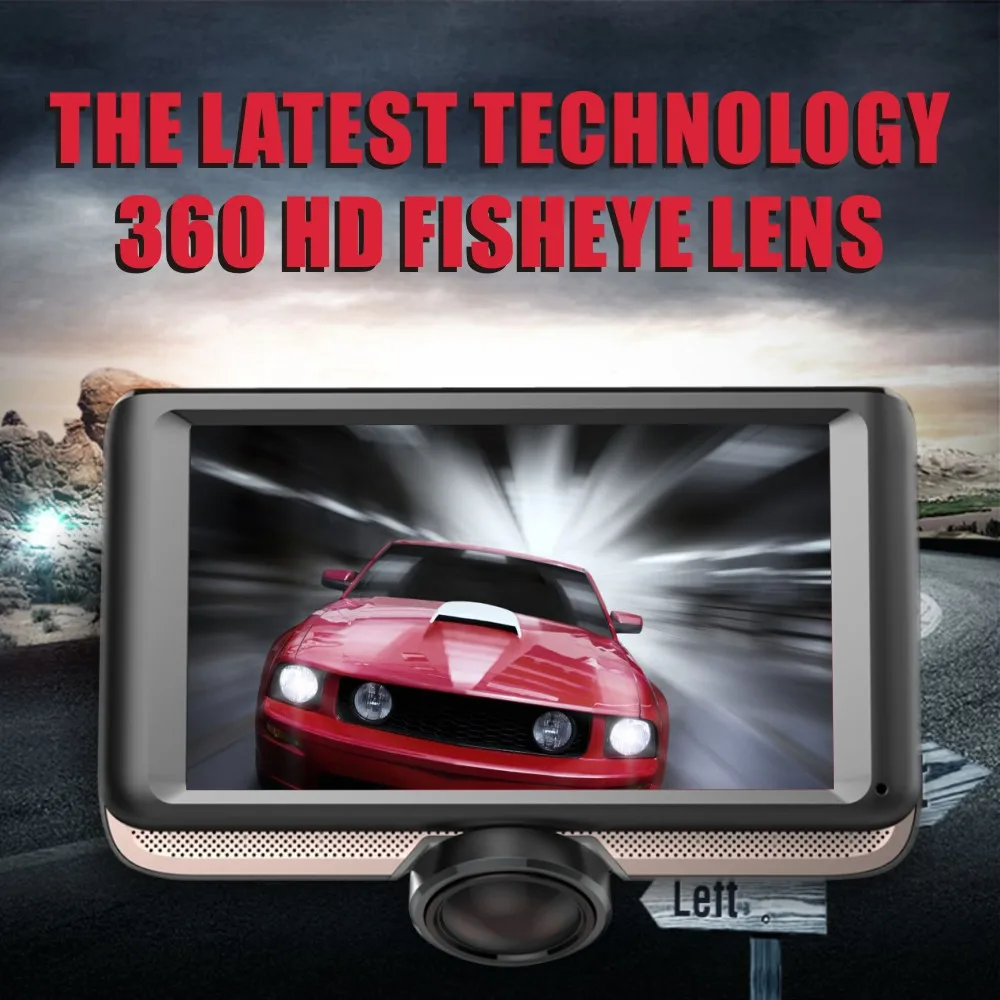 360 degree panoramic monitoring system car dvr camera dashcam recorder20170419_0035