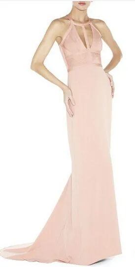 Новинка года; розовое длинное облегающее платье в пол с бретельками и v-образным вырезом из вискозы и сетки; праздничное платье+ костюм