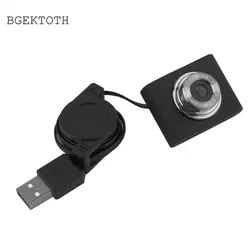 Bgektoth 1 шт. Mini USB 5 м Выдвижной клип 120 градусов веб-широкоугольный Камера ноутбука U7 высокое качество Фирменная Новинка DN001