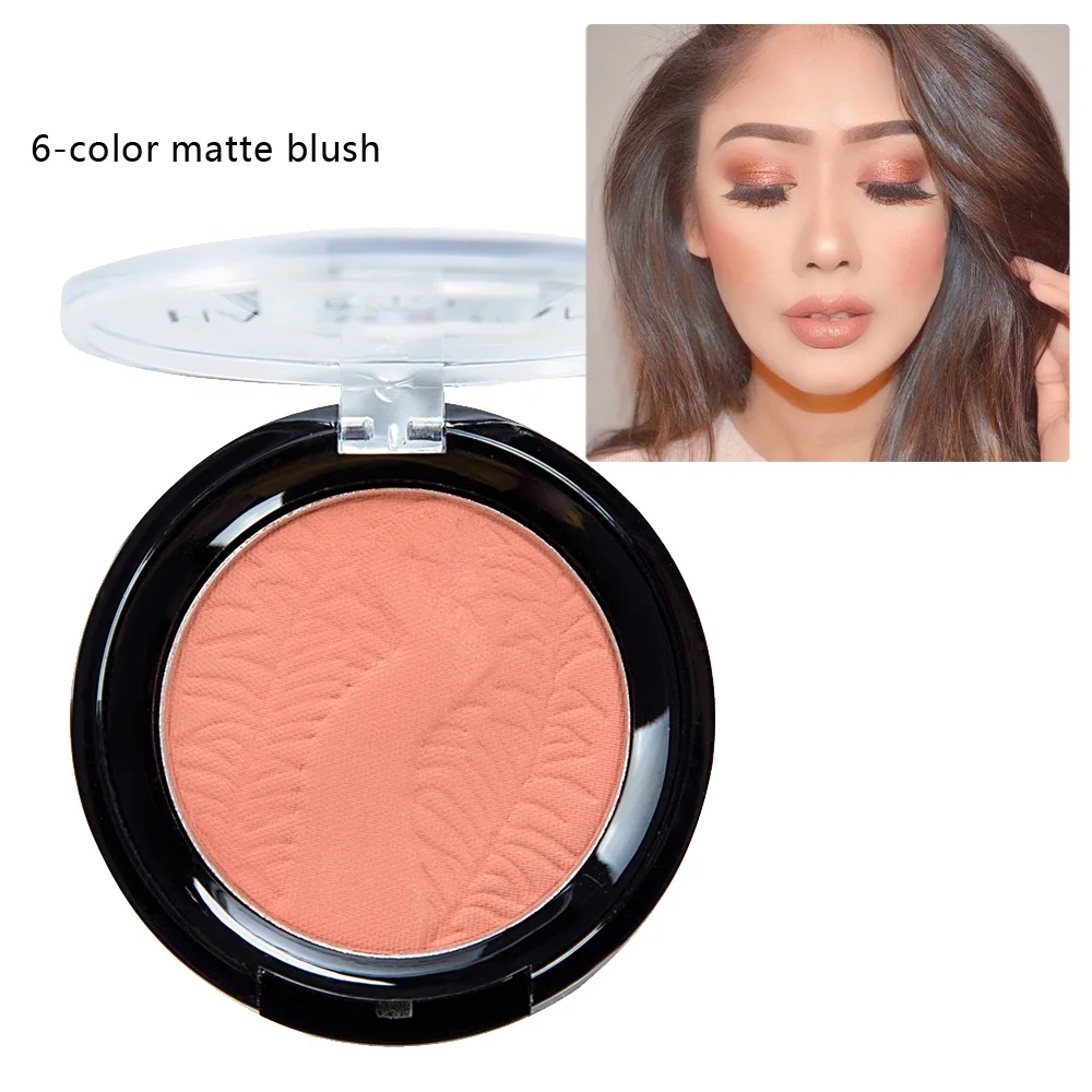

HANDAIYAN 6 Colors Lasting Nude Makeup Repair Pressed Powder Blush Palette Matte blush Natural Brightening Complexion