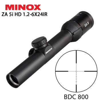 

MINOX ZA 5i HD 1.2-6X24 IR Tactical Optical Sight BDC 800 Reticle Long Eye Relief Rifle Scope For Hunting Shooting