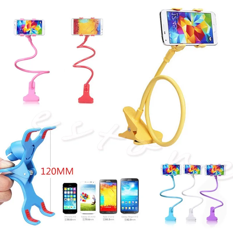 

Universal Lazy Bed Desktop Stand Mount Car Holder 360 Rotating Mount Stand Clip for Android Mobile Phone