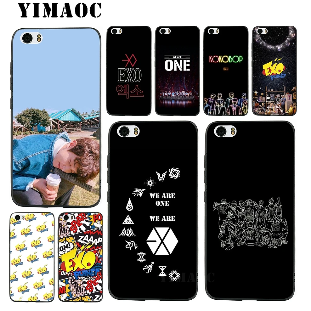 

YIMAOC Exo Bands K Pop Soft Silicone Case for Xiaomi Redmi 6 Note 4X 4A 5A 5 Plus MiA1 A2 Pro Lite Mi 8 6 A1 A2