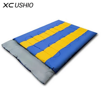 

Double Person Envelope Sleeping Bag Outdoor Thermal Camping Travel Sleeping Bag 210x150cm 3 Seanson Sleeping Bag for Promotion