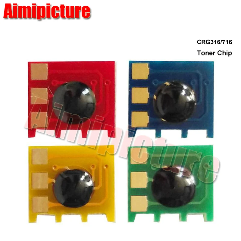 Toner Chip CRG116 CRG-116 CRG-316 CRG-416 CRG-716 CRG716 CRG316 CRG416 for Canon LBP-5050/5050n MF-8030n/MF-8050n 4PCS/LOT | Компьютеры и