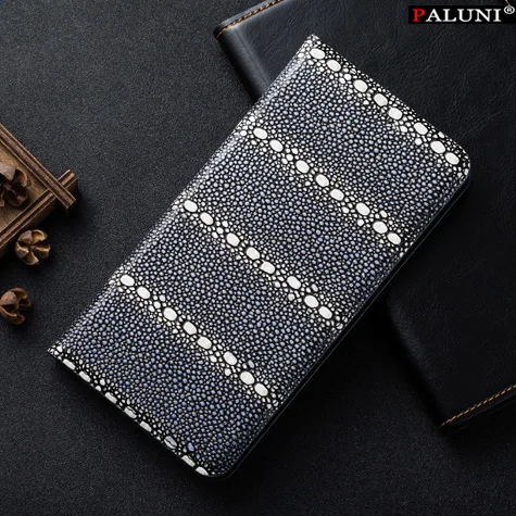 ==> [Free Shipping] Buy Best High Quality Genuine Leather Case Cover For ZTE Nubia Z11 Mini S Flip the bracket Pearl Fish Texture Case+Free Gifts Online with LOWEST Price