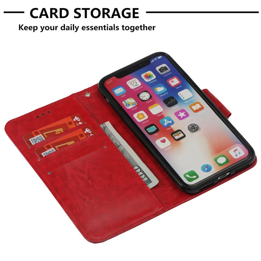 Wallet Bag Phone Case for iPhone X 6 7 8 Plus PU Leather Flip Case Stand Cover for iPhone 5 5E 6s Case Funda (48)
