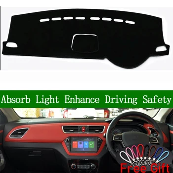 

For JAC REFINE S2 2015 2016 2017 2018 Right Hand Drive Dashboard Cover Car Stickers Dash Mat Carpet Interior Accessories