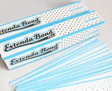 Walker Extenda-Bond Plus Double-Sided Tape Tabs with Breathing Holes Blue Liner Adhesive for Lace Front Wigs/Toupees 100pcs/lot