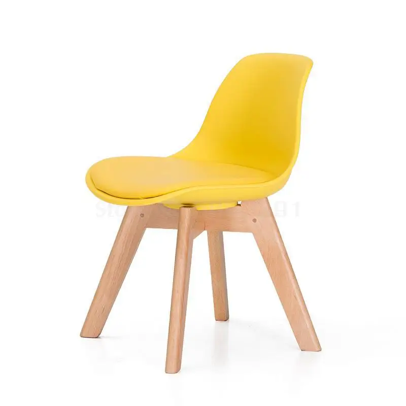 Children's Chair Solid Wood Student's Backrest Chair Household Small Chair Stand Writing Chair Kindergarten Learning - Цвет: Same as picture 4