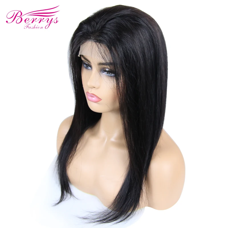 straight lace closure wig