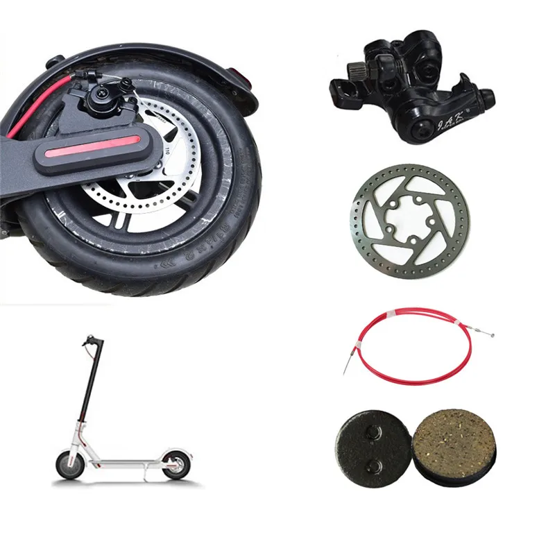 For Mi M365/Pro Scooter Disc Brake device Kit Drake Disc Rear Disc Brake Line Pad kit Scooter Accessories