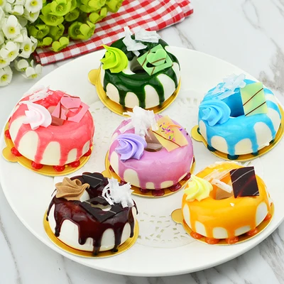 

Circle cream cake fashion model belt trays display cabinet decoration props