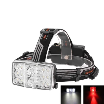

Boruit B23 14LED White Light+Red Light USB Rechargeable LED Headlamp (Headlamp+2x18650+USB Cable)