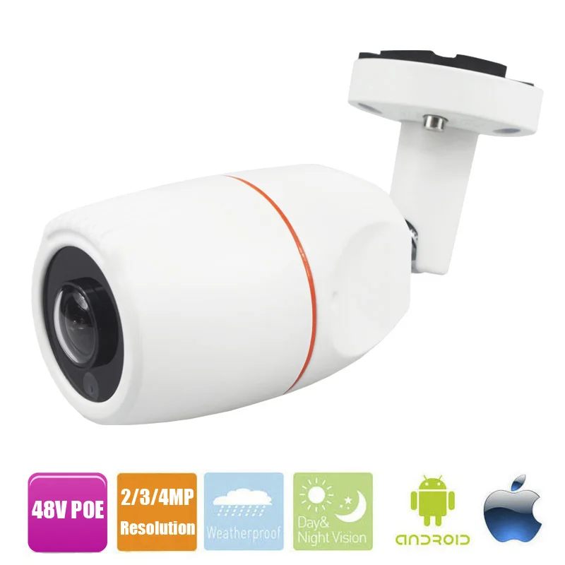 

H.265 Panorama IP Camera POE 4MP 2MP 1080P 180 Degree Wide Angle CCTV Camera Night Vision 2.1mm Fisheye Security 48V POE Camera