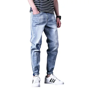 

2019 New Popular New Design Men's Casual Spring Slim Jeans