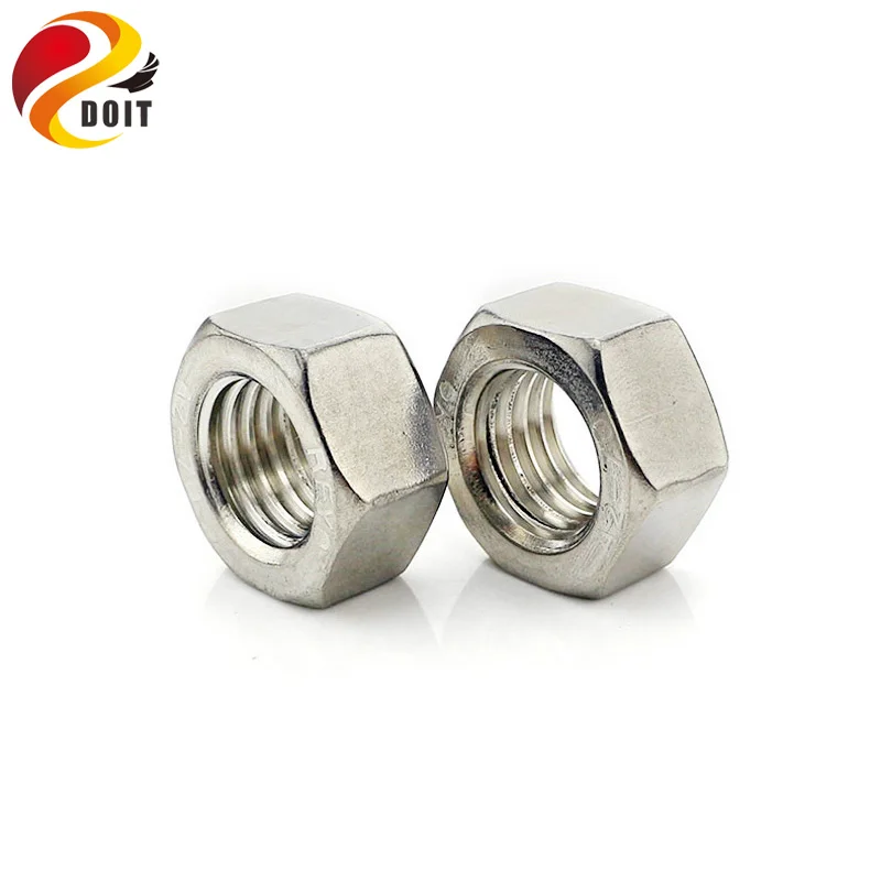 

DOIT 100pcs/pack M4 Nuts A2 Stainless Steel Hex Nuts To Fit Our Bolts and Screws