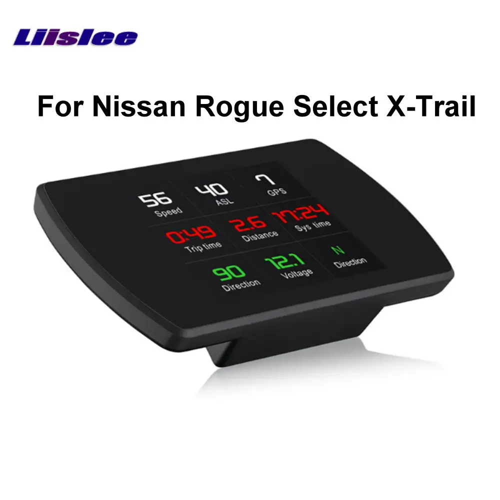 

Liislee For Nissan Rogue Select X-Trail GPS Car HUD Head Up Display On-board Computer OBD OBD2 digital speedometer Projection