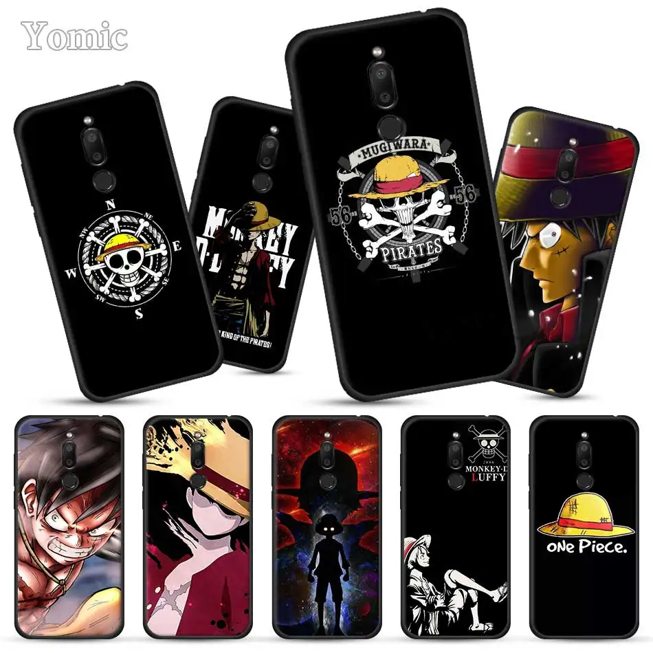 

Japanese anime collage one piece luffy Black Case for Meizu M6T 16Xs 16S 16th 16X 16 Full Protective Back Cases Silicone Phone C