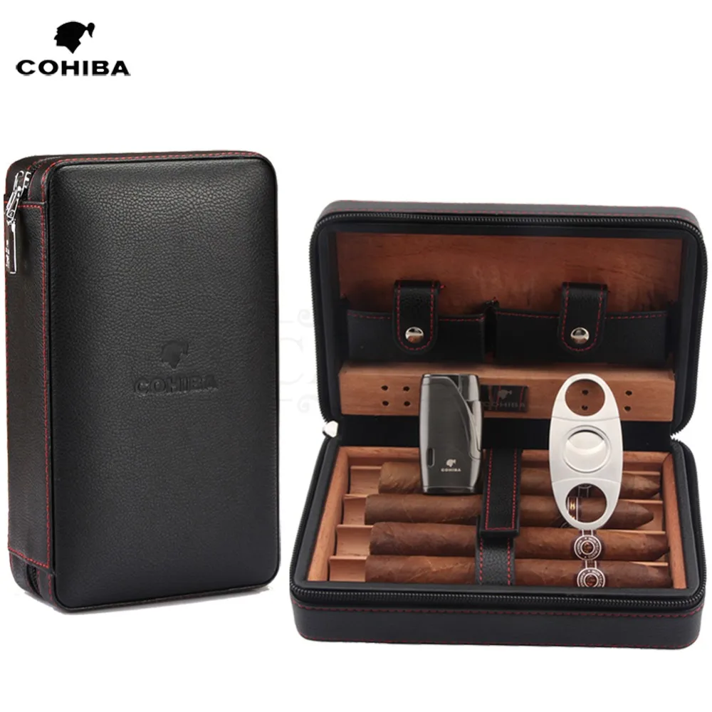 Aliexpress.com : Buy COHIBA Cedar Wood Cigar Humidor Travel Portable