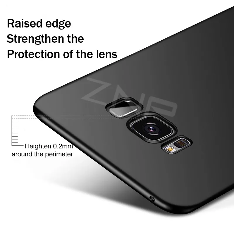 ZNP Luxury Slim Protection Case For Samsung Galaxy S9 S8 Plus Note 8 Hard PC Phone Cover For Samsung S7 Edge S7 S8 S9 Case Shell