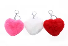 Fur brand bag key chain Genuine Rex Rabbit Fur Ball Pendant Cell phone Car keychain Bag charm key chain Free shipping fashion really mink fur small rabbit pendant car key chain bag ornaments play dead rabbit type pet playmate mink fur accessories