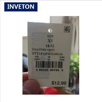 

rfid uhf Clothing luggage hang tags 840-960mhz garment tag epc gen2 passive rfid tag clothing tag paper for asset tracking