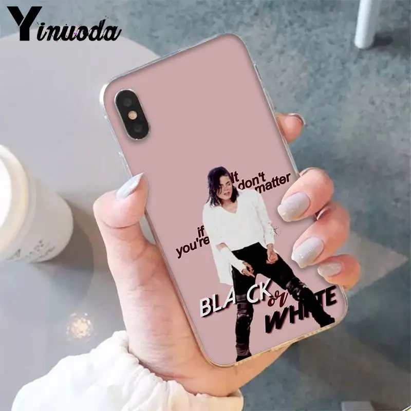 Yinuoda Майкл Джексон мягкий чехол для телефона iPhone 8 7 6 6S Plus X XSMAX 5 5S SE XR 10 Fundas Capa 11 11pro 11promax