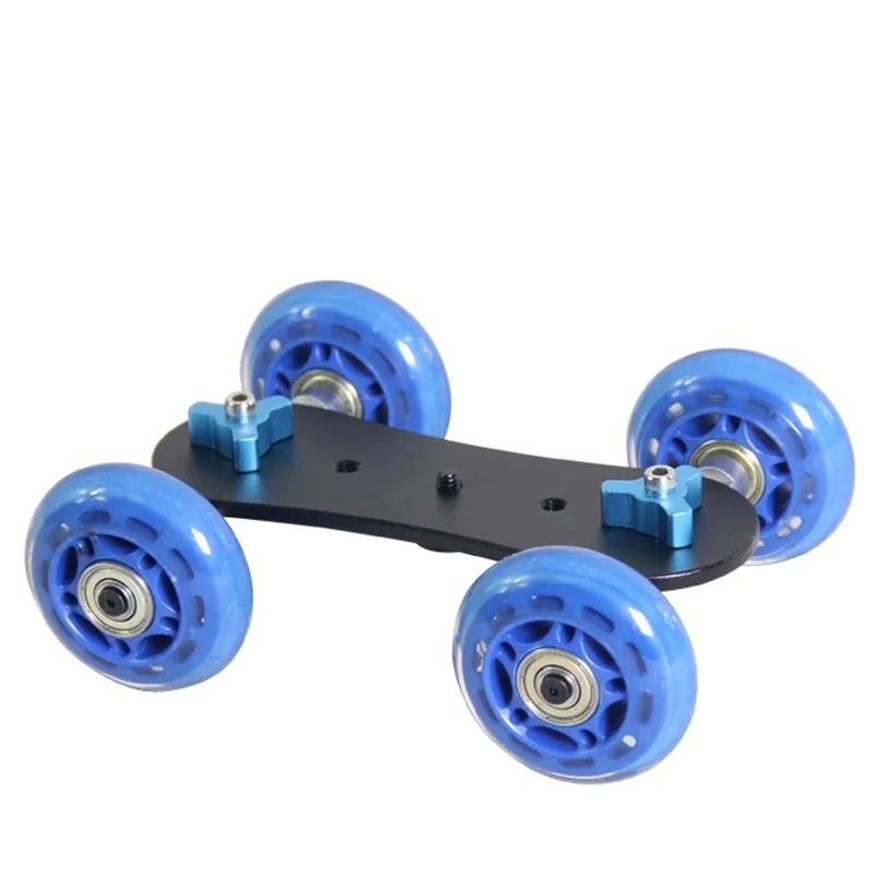 PULUZ YLG0105B Mini Scaled Camera Dolly Track Car Table Mobile Slider Video Track Rail Stabilizer for Canon/ Nikon / DSLR Camera