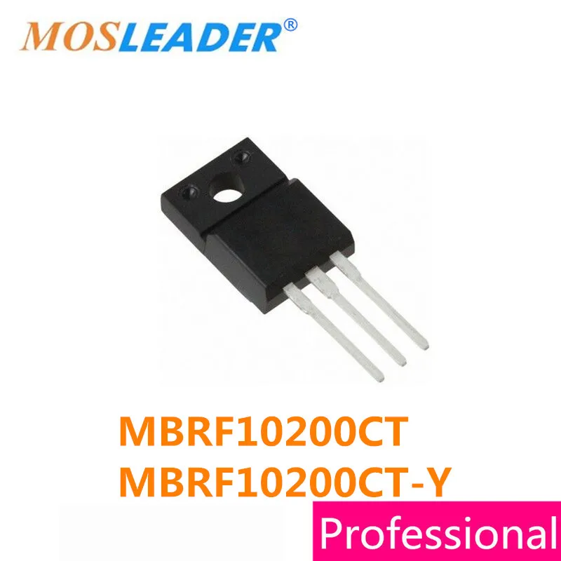 Mosleader MBRF10200CT MBRF10200CT-Y TO220F 100PCS TO-220F MBRF10200C Китай высокое качество | Электроника